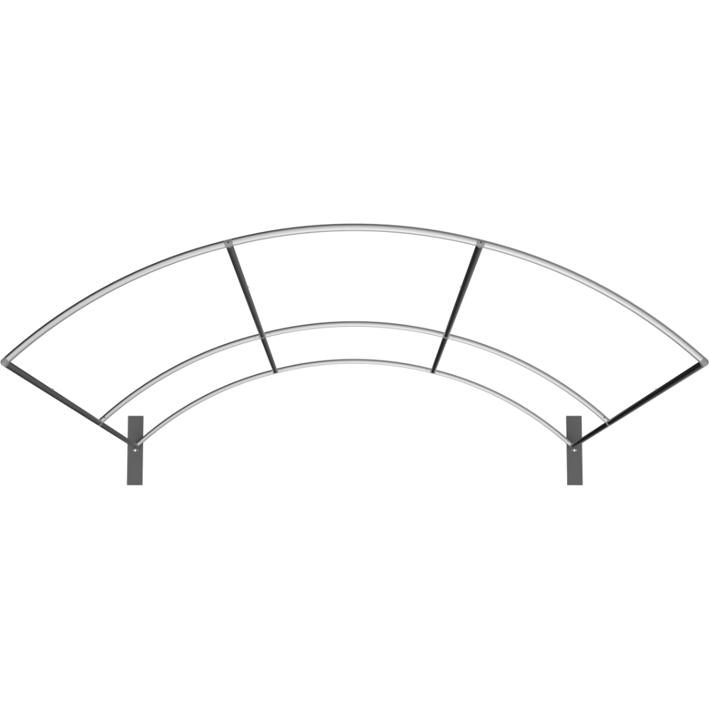 Formulate Master 10ft Horizontal Curve 10ft Tall Fabric Backwall