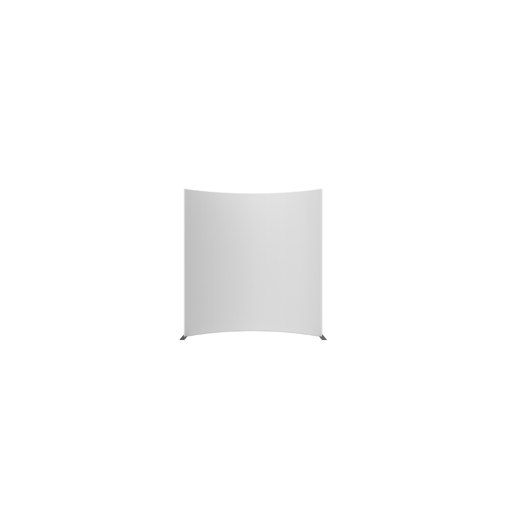 Formulate Master 10ft Horizontal Curve 10ft Tall Fabric Backwall