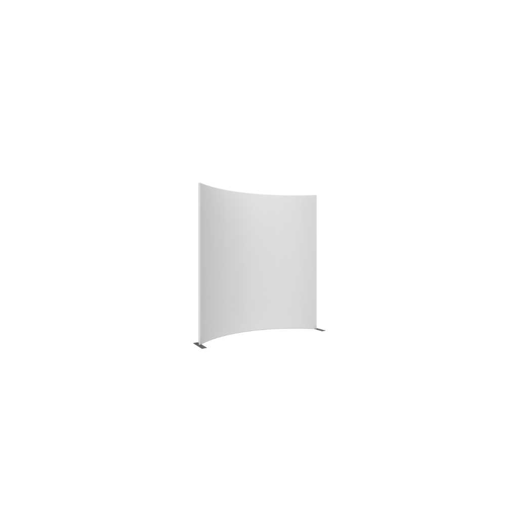 Formulate Master 10ft Horizontal Curve 10ft Tall Fabric Backwall