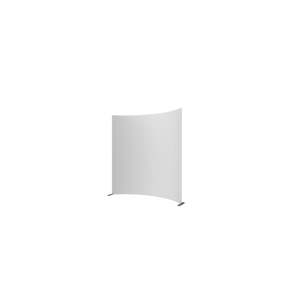Formulate Master 10ft Horizontal Curve 10ft Tall Fabric Backwall