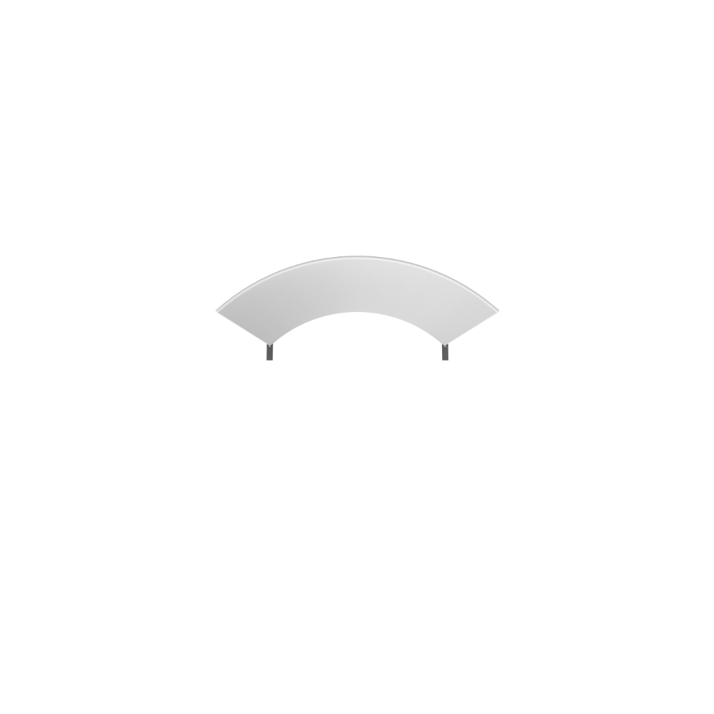 Formulate Master 10ft Horizontal Curve 10ft Tall Fabric Backwall