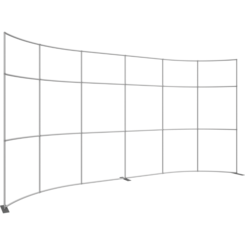 Formulate Master 20ft WH1 Horizontal Curve Fabric Backwall
