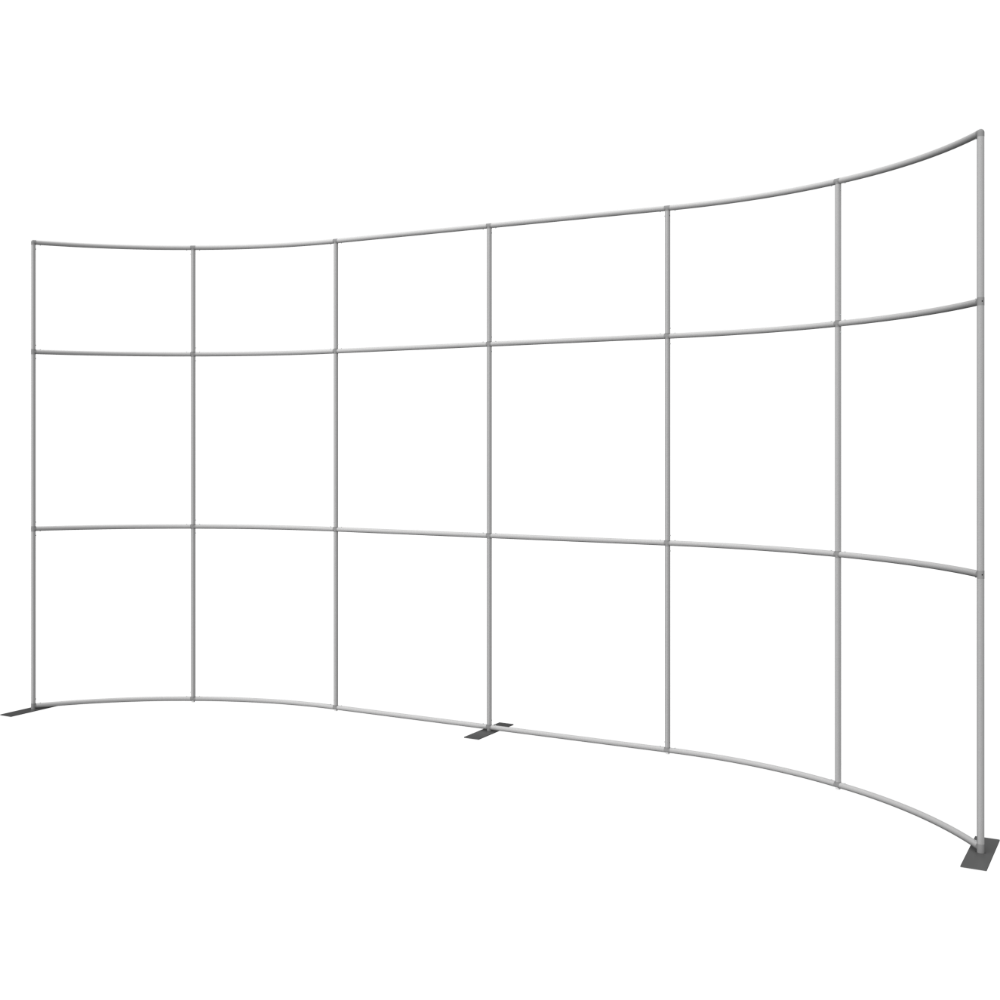 Formulate Master 20ft WH1 Horizontal Curve Fabric Backwall