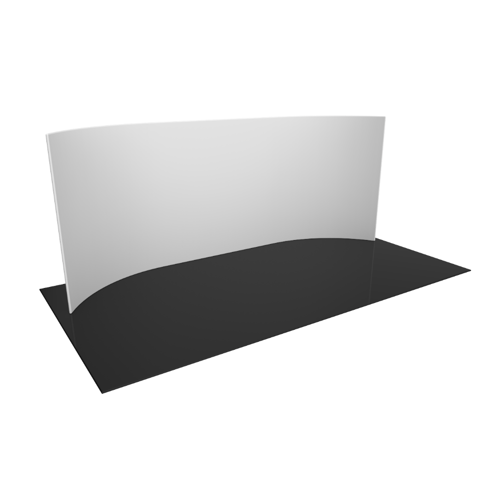 Formulate Master 20ft WH1 Horizontal Curve Fabric Backwall