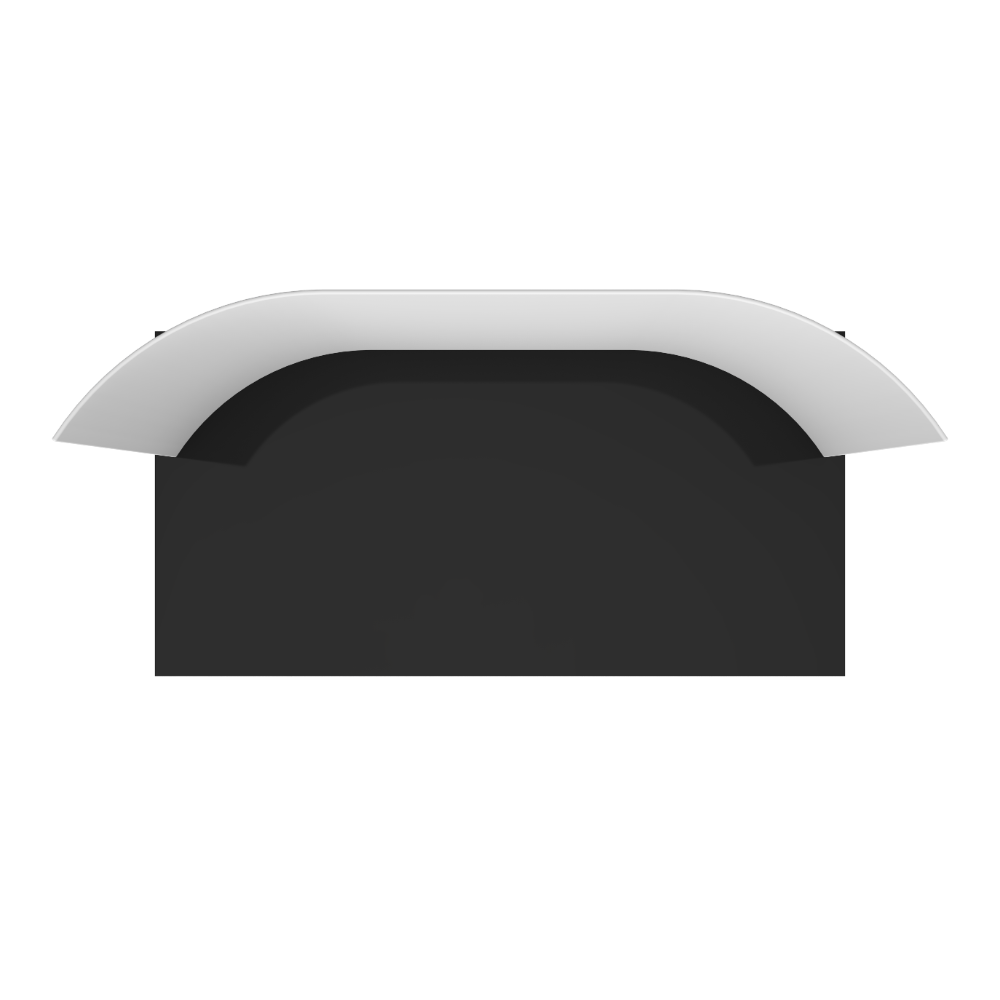 Formulate Master 20ft WH1 Horizontal Curve Fabric Backwall