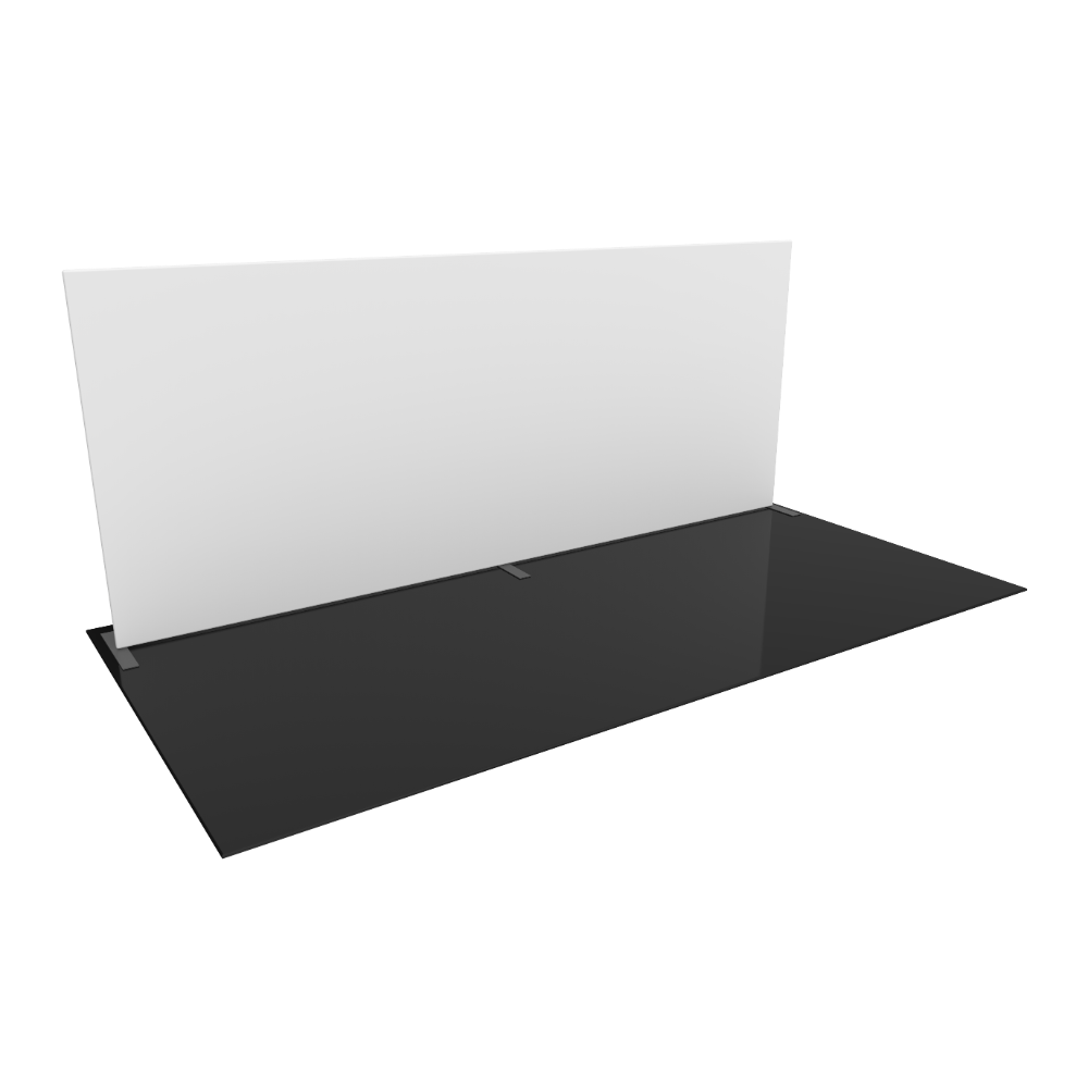 Formulate Master 20ft WS1 Straight Frame Fabric Backwall