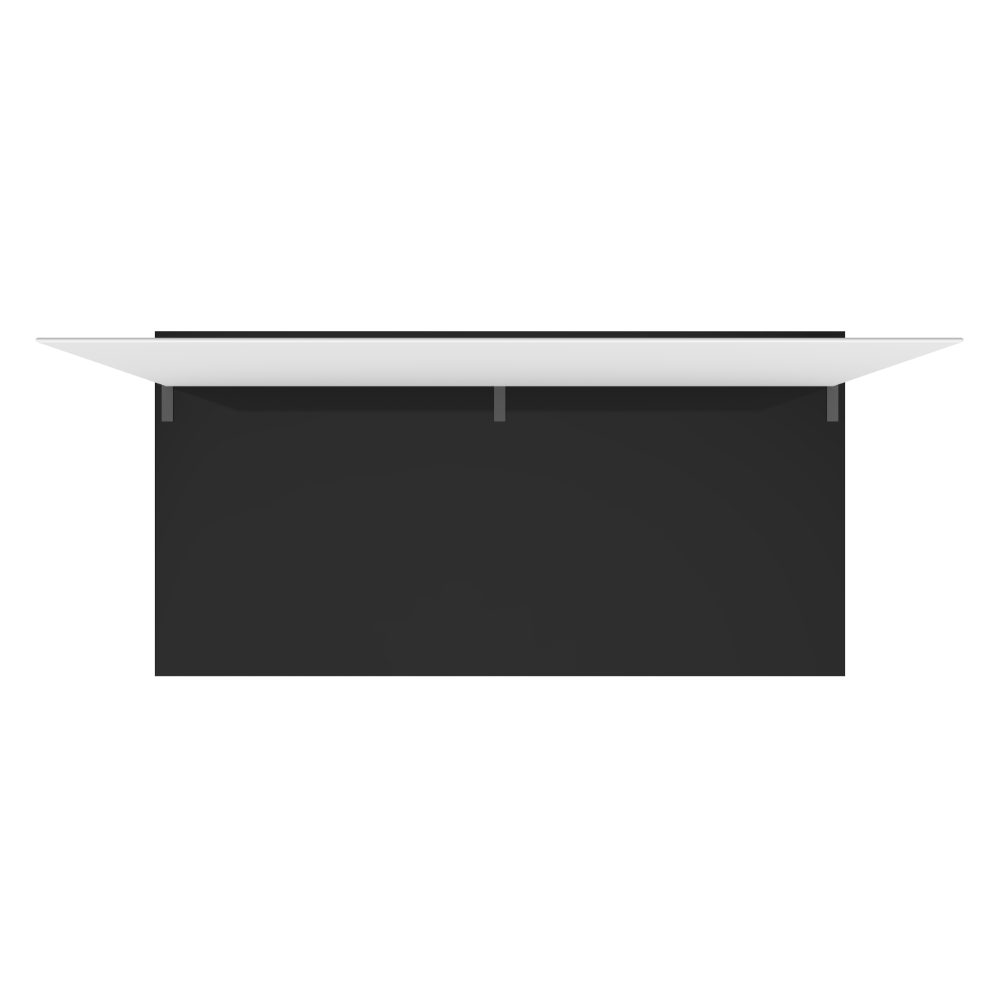 Formulate Master 20ft WS1 Straight Frame Fabric Backwall