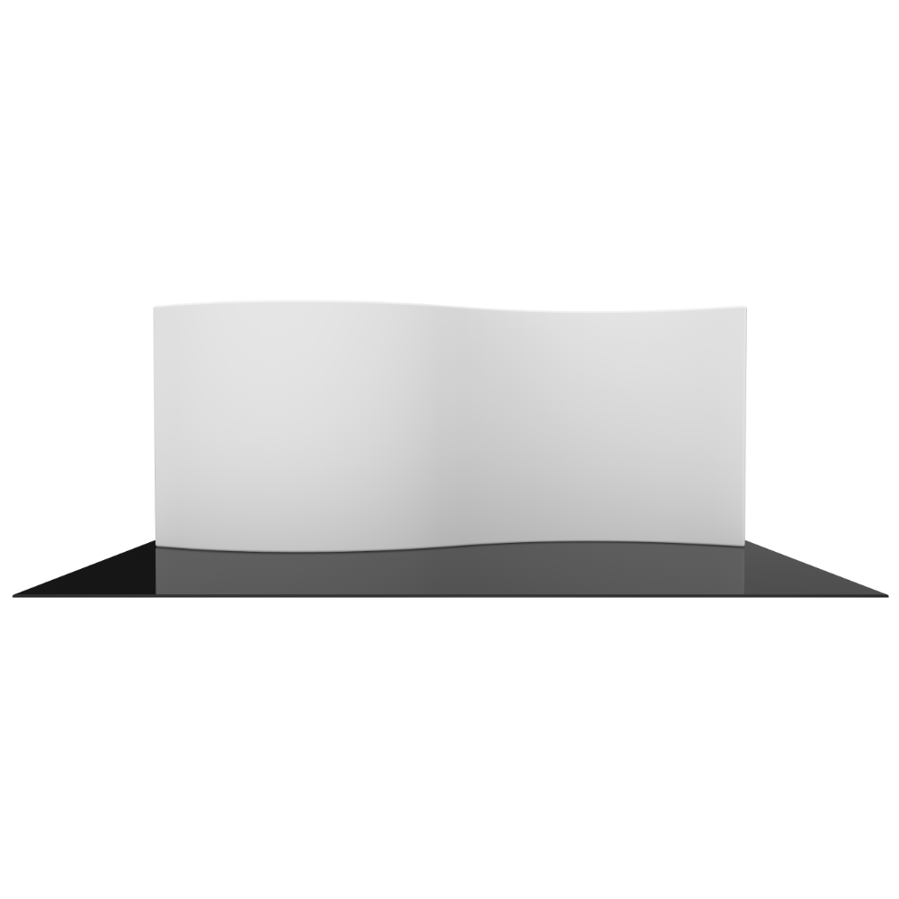 Formulate Master 20ft WSC1 Serpentine Curve Fabric Backwall