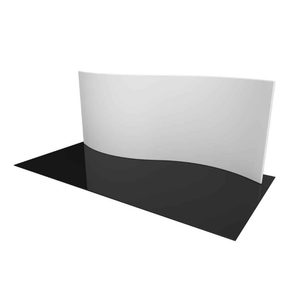 Formulate Master 20ft WSC1 Serpentine Curve Fabric Backwall