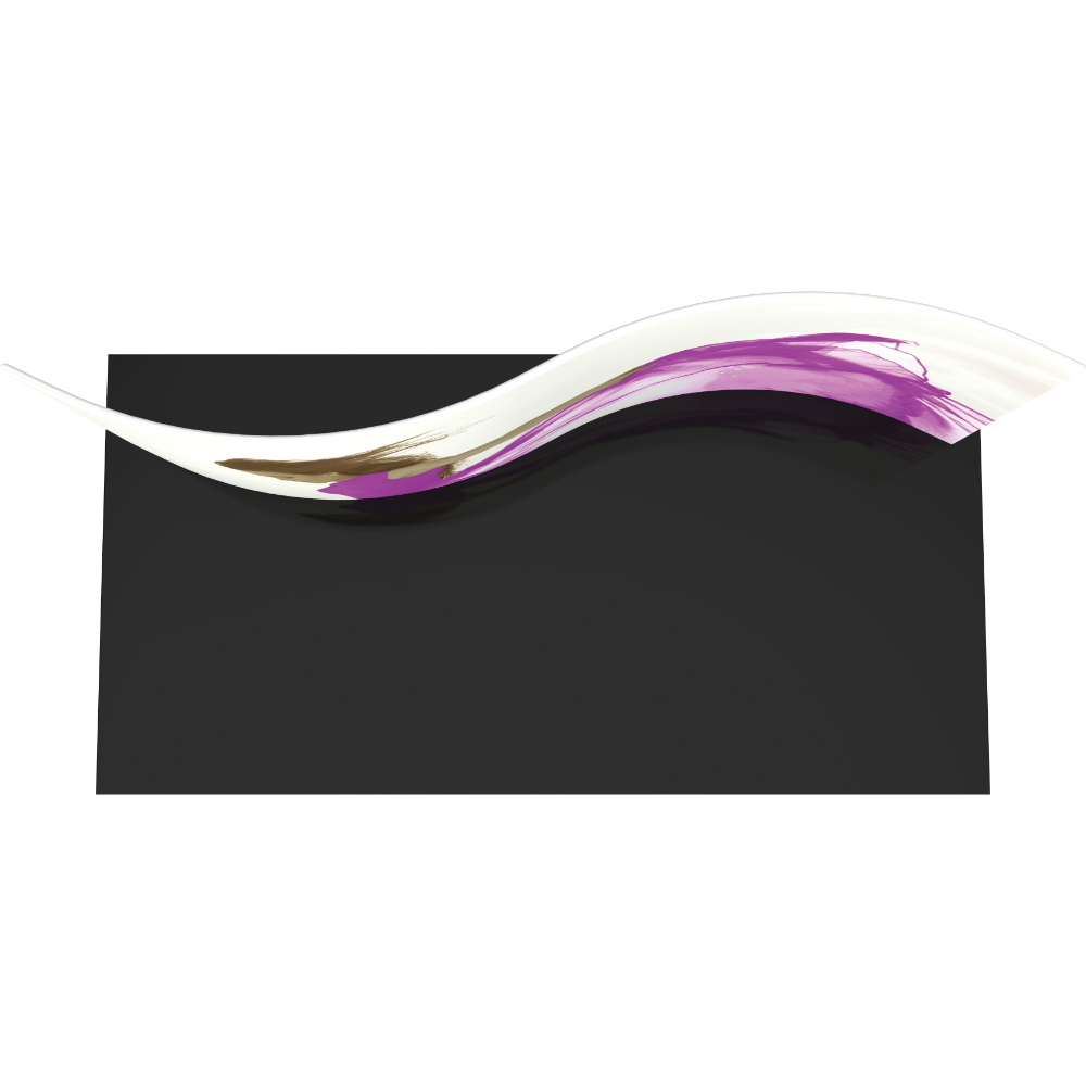 Formulate Master 20ft WSC1 Serpentine Curve Fabric Backwall