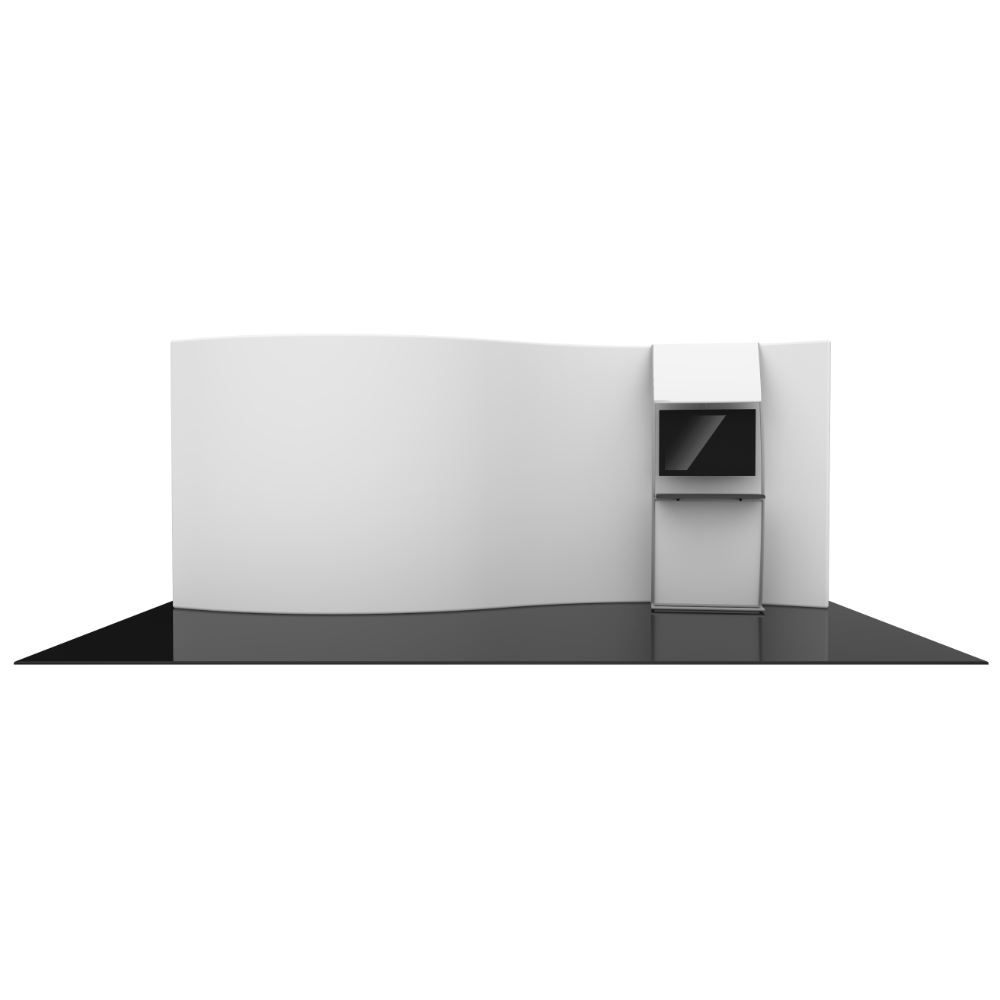 Formulate Master 20ft WSC2 Serpentine Curve Fabric Backwall
