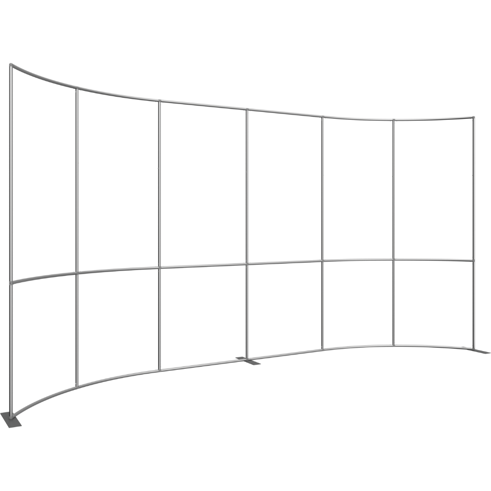 Formulate Master 20ft Horizontal Curve 10ft Tall Fabric Backwall