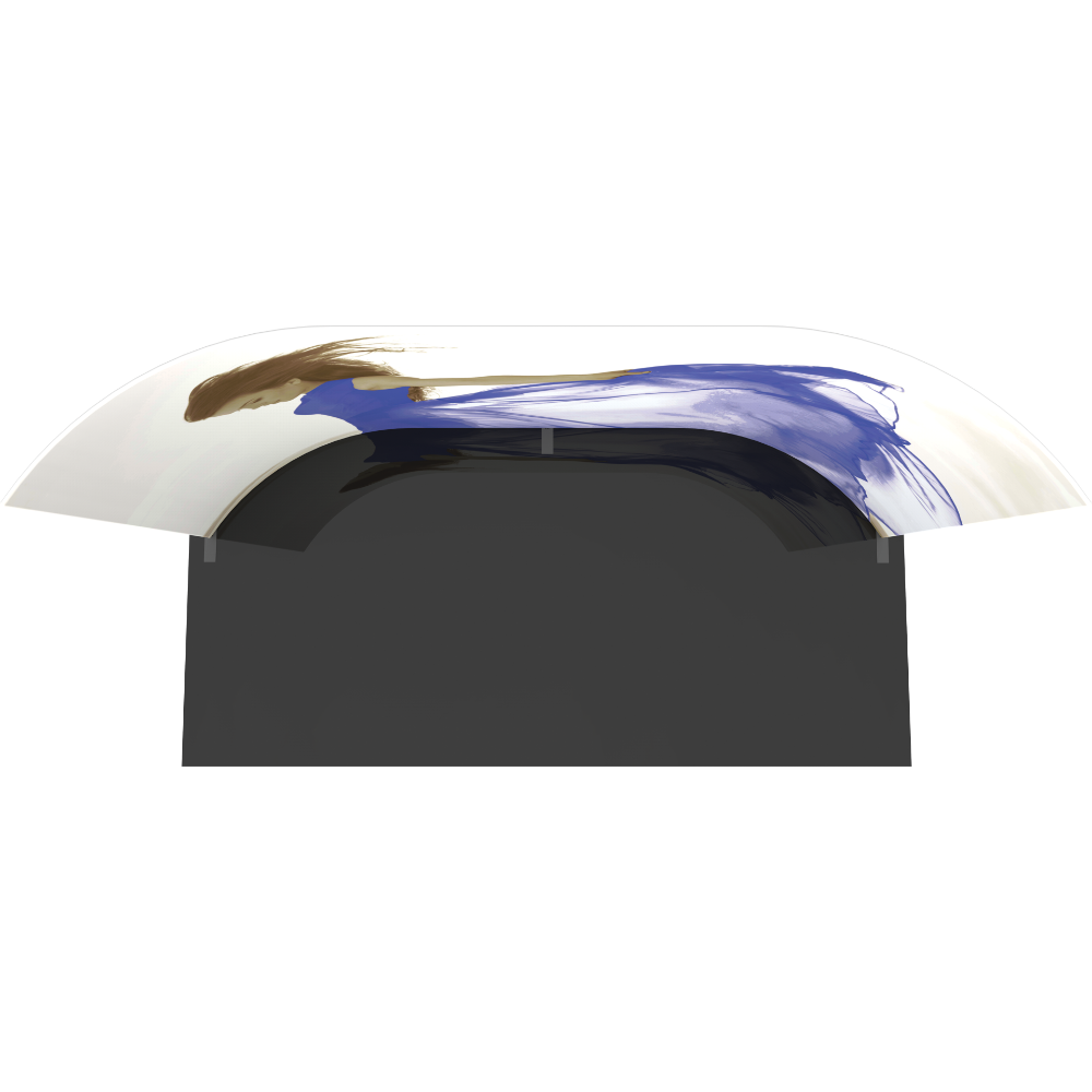 Formulate Master 20ft Horizontal Curve 10ft Tall Fabric Backwall
