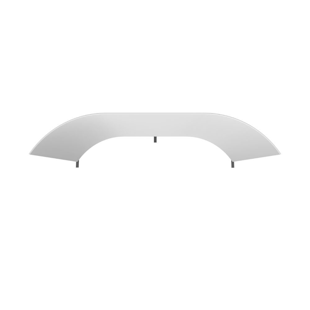 Formulate Master 20ft Horizontal Curve 10ft Tall Fabric Backwall