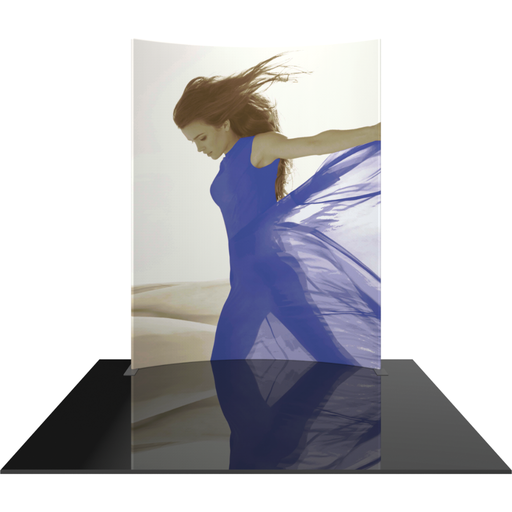 Formulate Master 8ft Horizontal Curve 10ft Tall Fabric Backwall