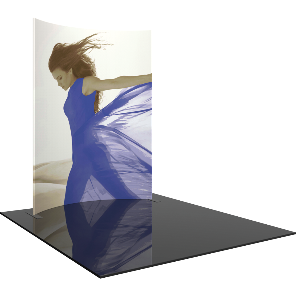 Formulate Master 8ft Horizontal Curve 10ft Tall Fabric Backwall