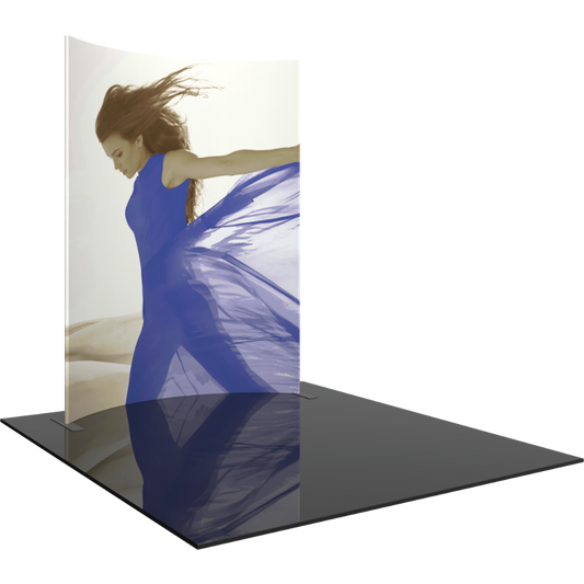 Formulate Master 8ft Horizontal Curve 10ft Tall Fabric Backwall