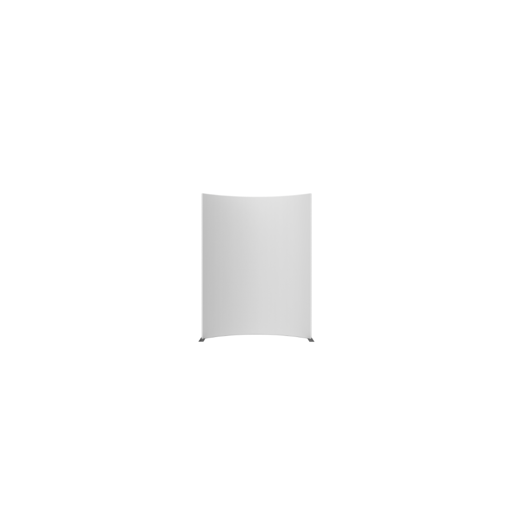 Formulate Master 8ft Horizontal Curve 10ft Tall Fabric Backwall
