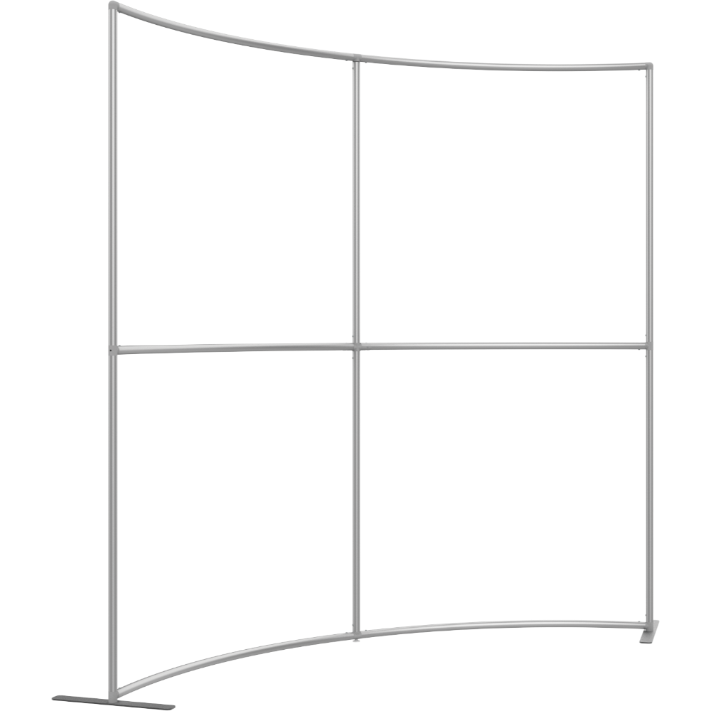 Formulate Master 8ft Horizontal Curve Fabric Backwall