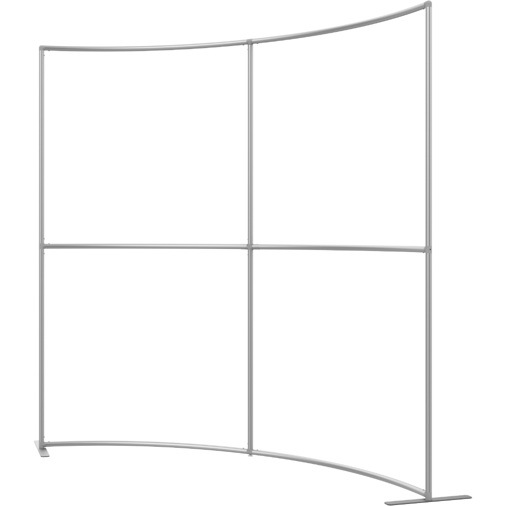 Formulate Master 8ft Horizontal Curve Fabric Backwall