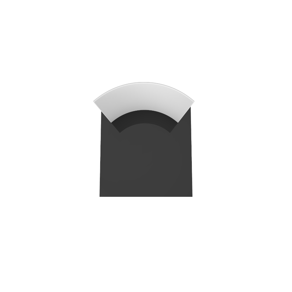 Formulate Master 8ft Horizontal Curve Fabric Backwall