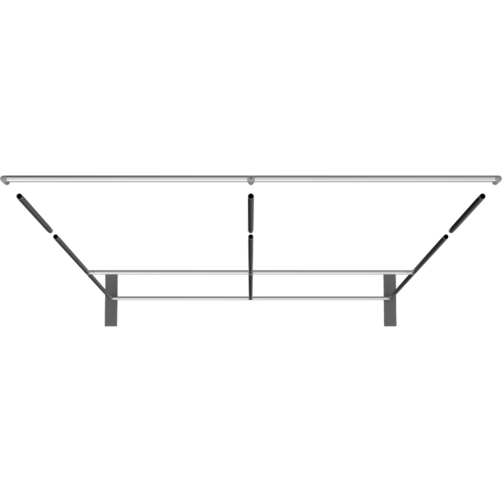 Formulate Master Backwall 2ft Height Extension Hardware