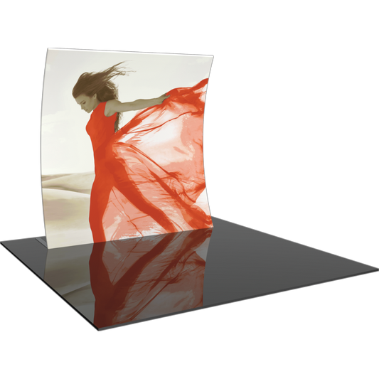 Formulate Master 8ft Vertical Curve Fabric Backwall