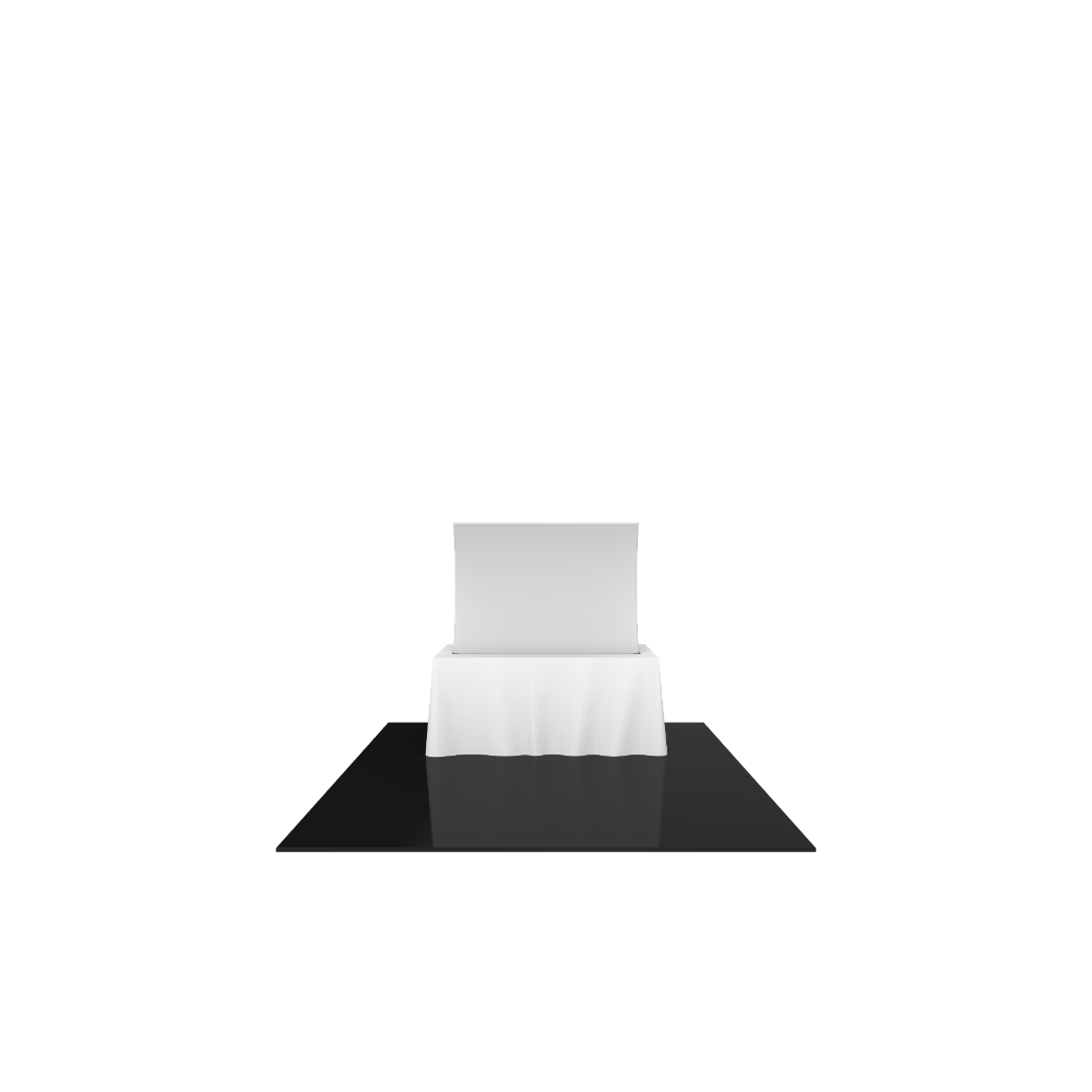 Formulate Master Tabletop TT1 Fabric Backwall