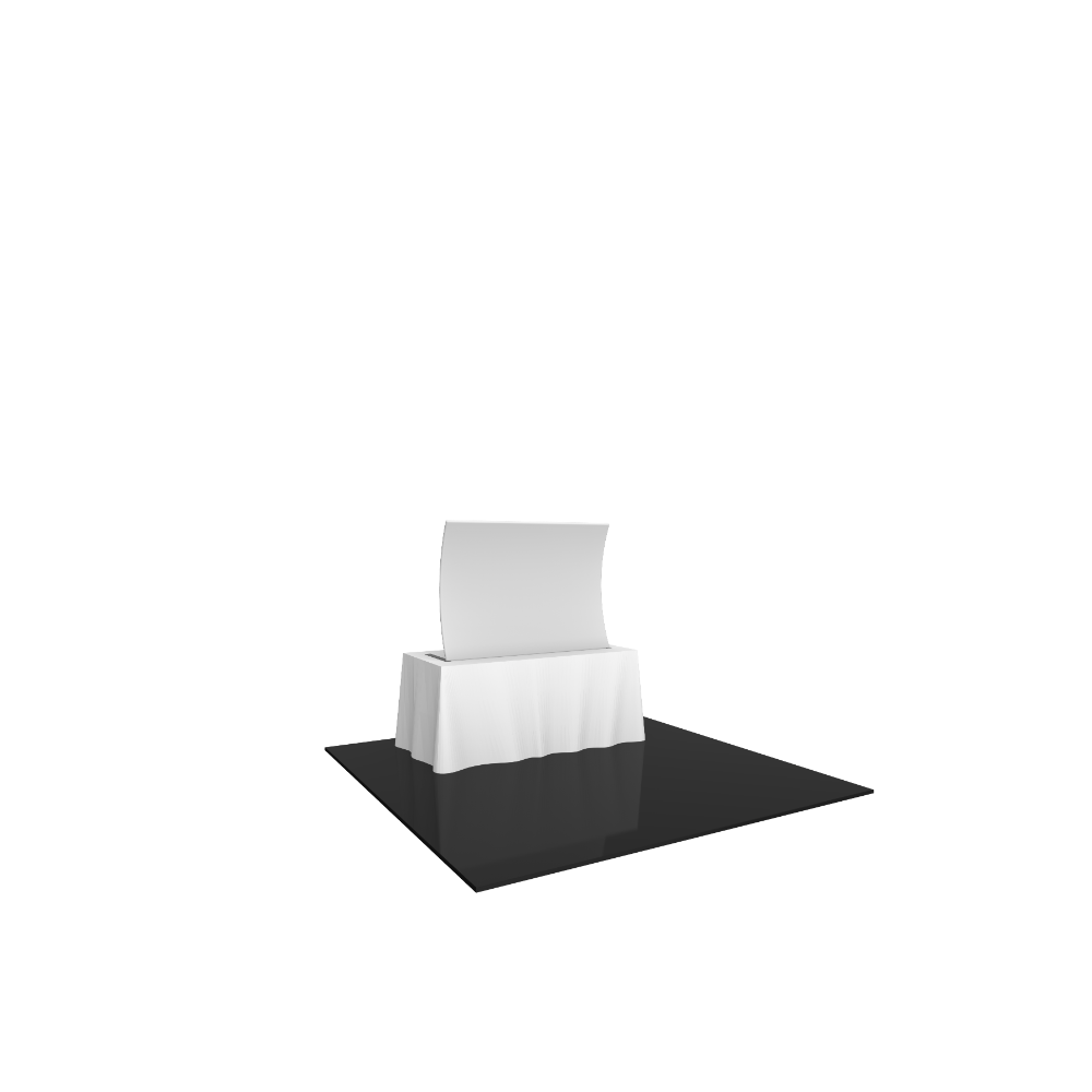 Formulate Master Tabletop TT1 Fabric Backwall