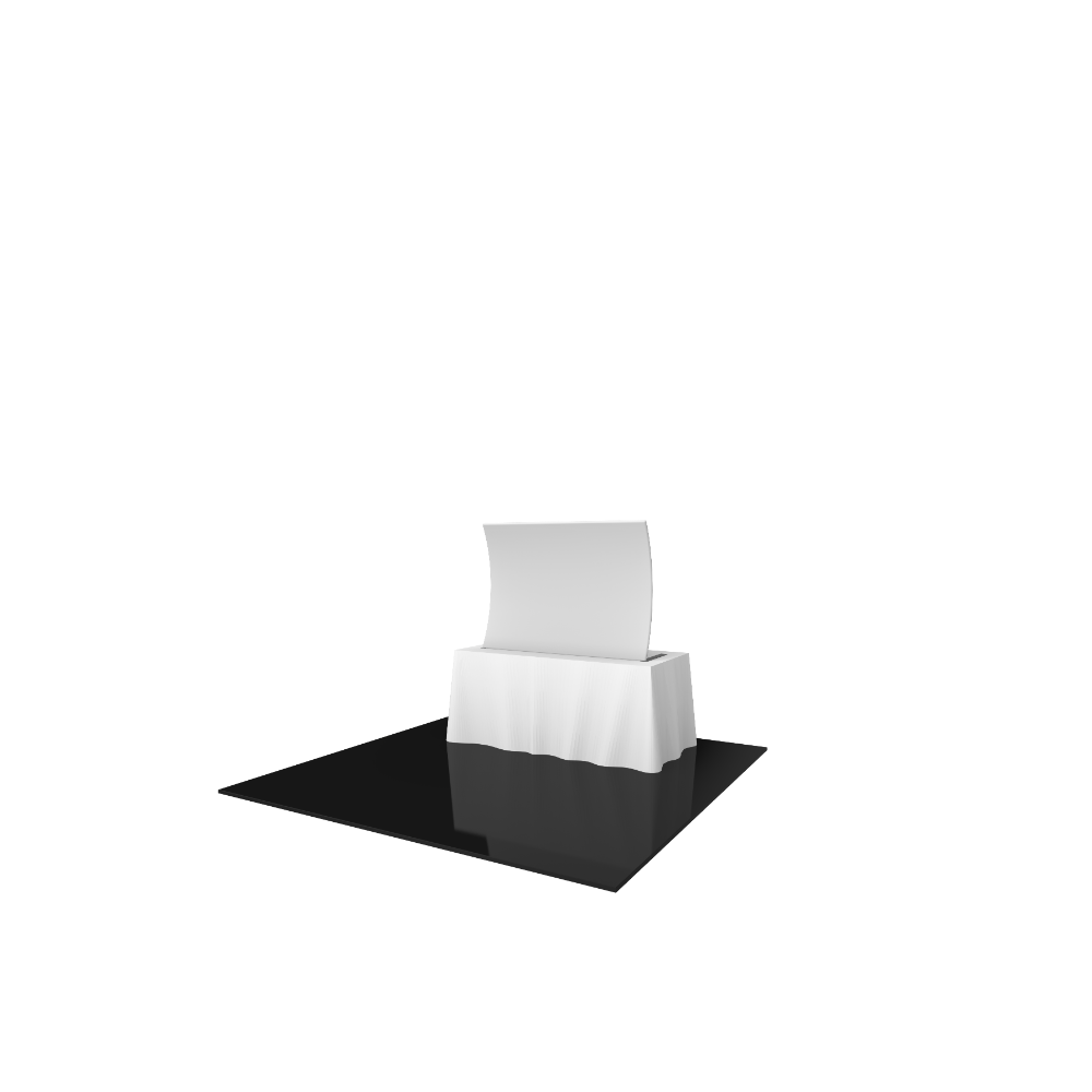 Formulate Master Tabletop TT1 Fabric Backwall