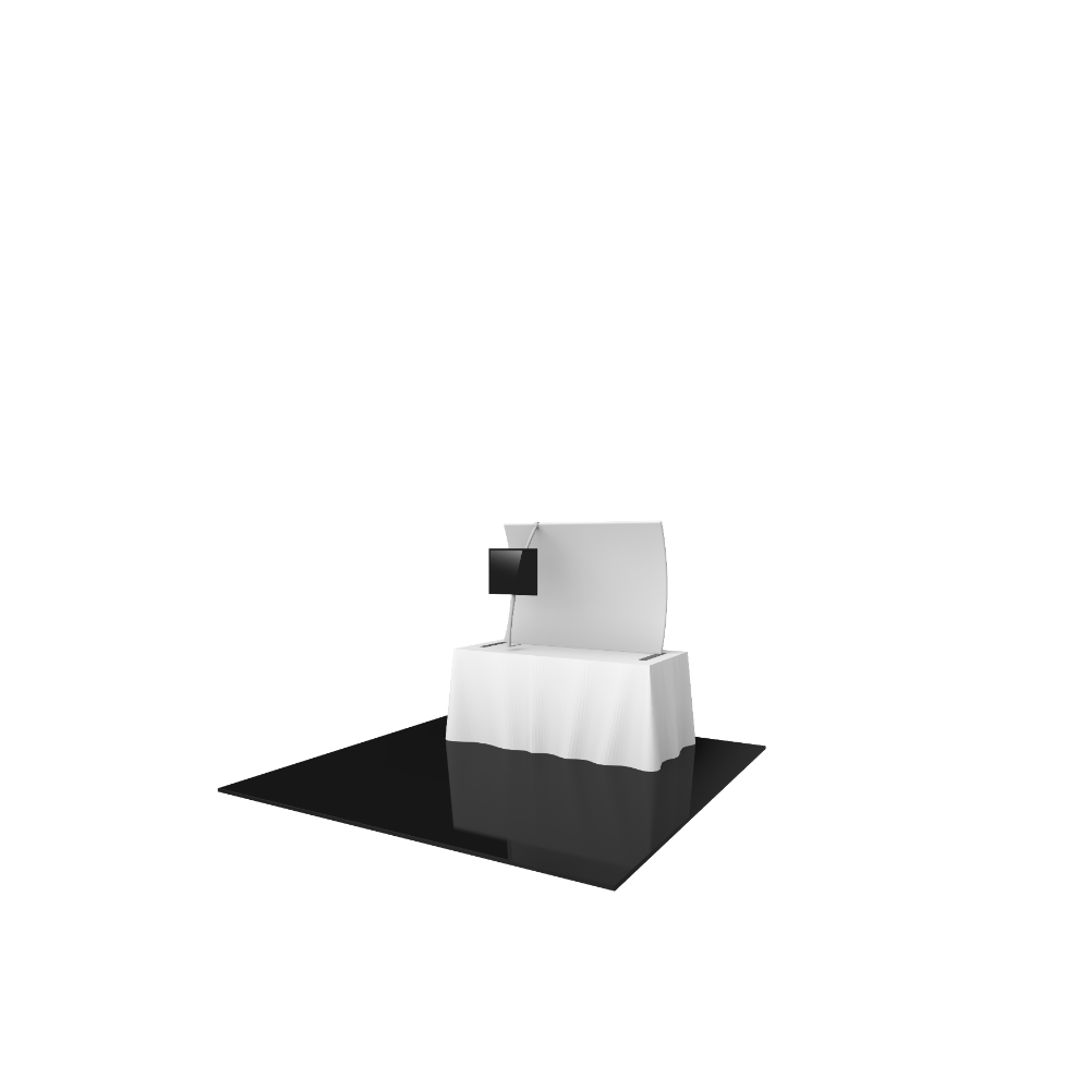 Formulate Master Tabletop TT3 Fabric Backwall