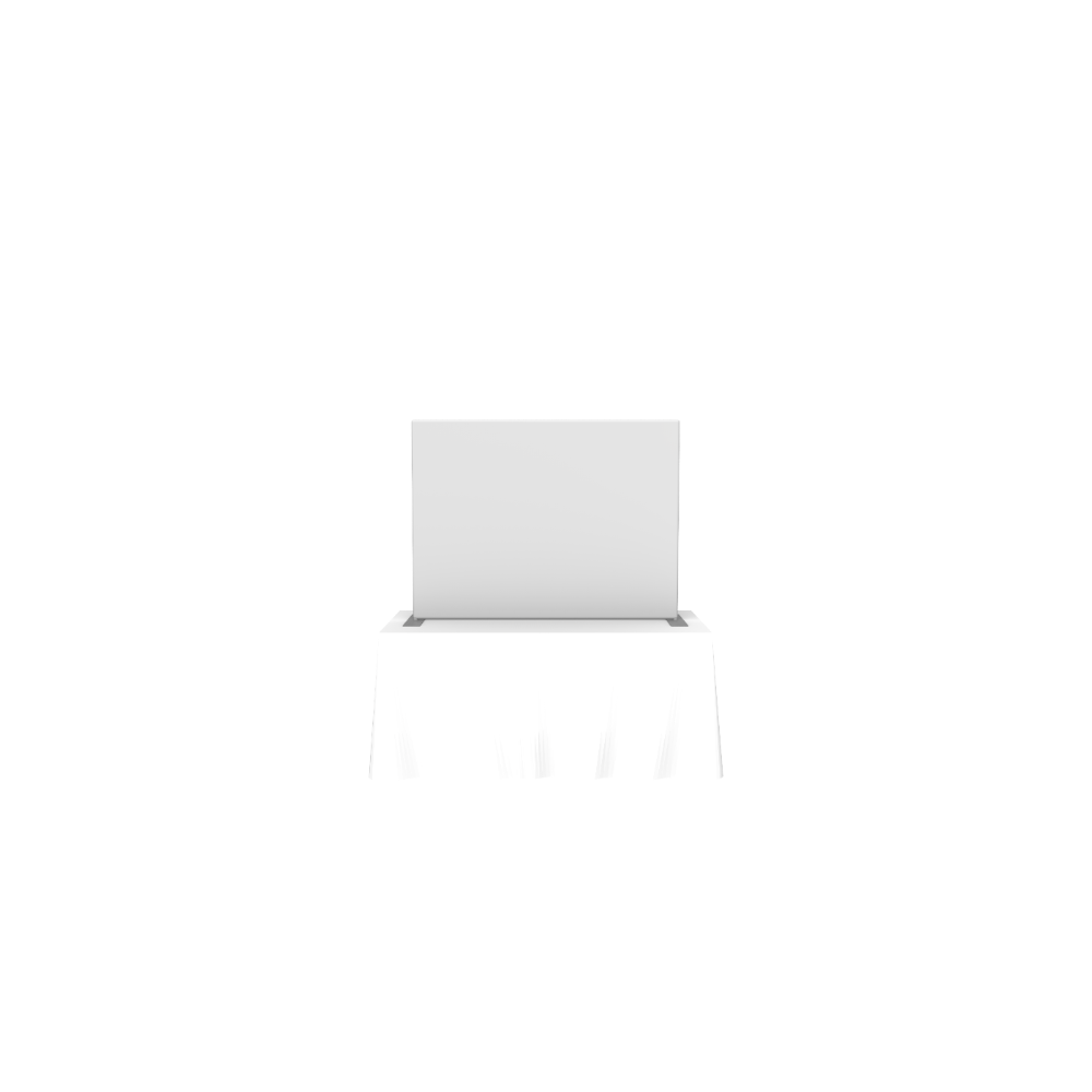 Formulate Master Tabletop TT4 Fabric Backwall