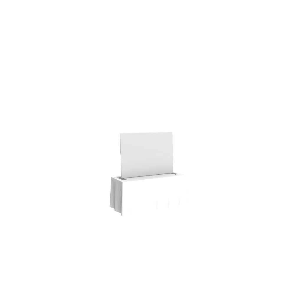 Formulate Master Tabletop TT4 Fabric Backwall