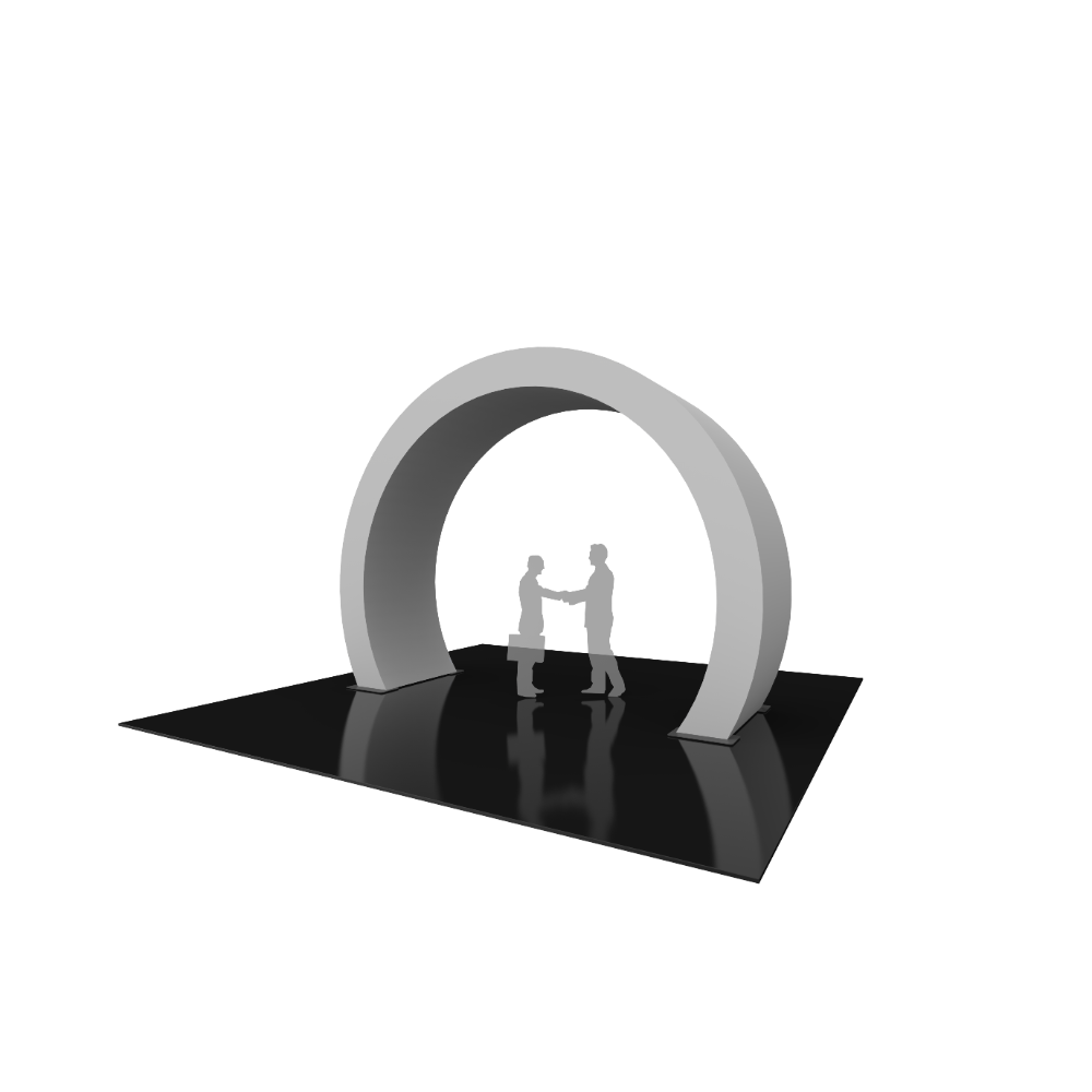 Formulate 12.5ft Arch 06 Tension Fabric Structure