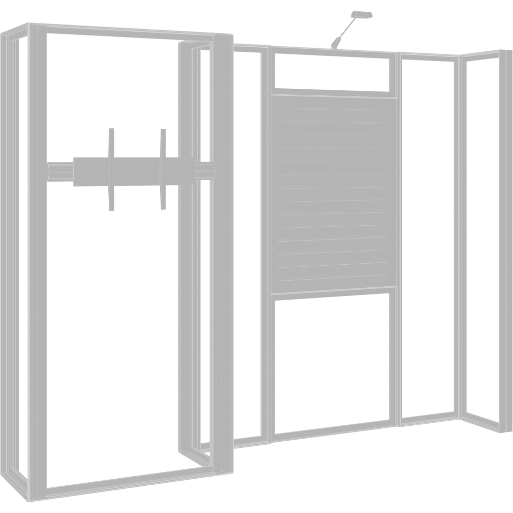 Hybrid Pro 10ft Modular Backwall Kit 34