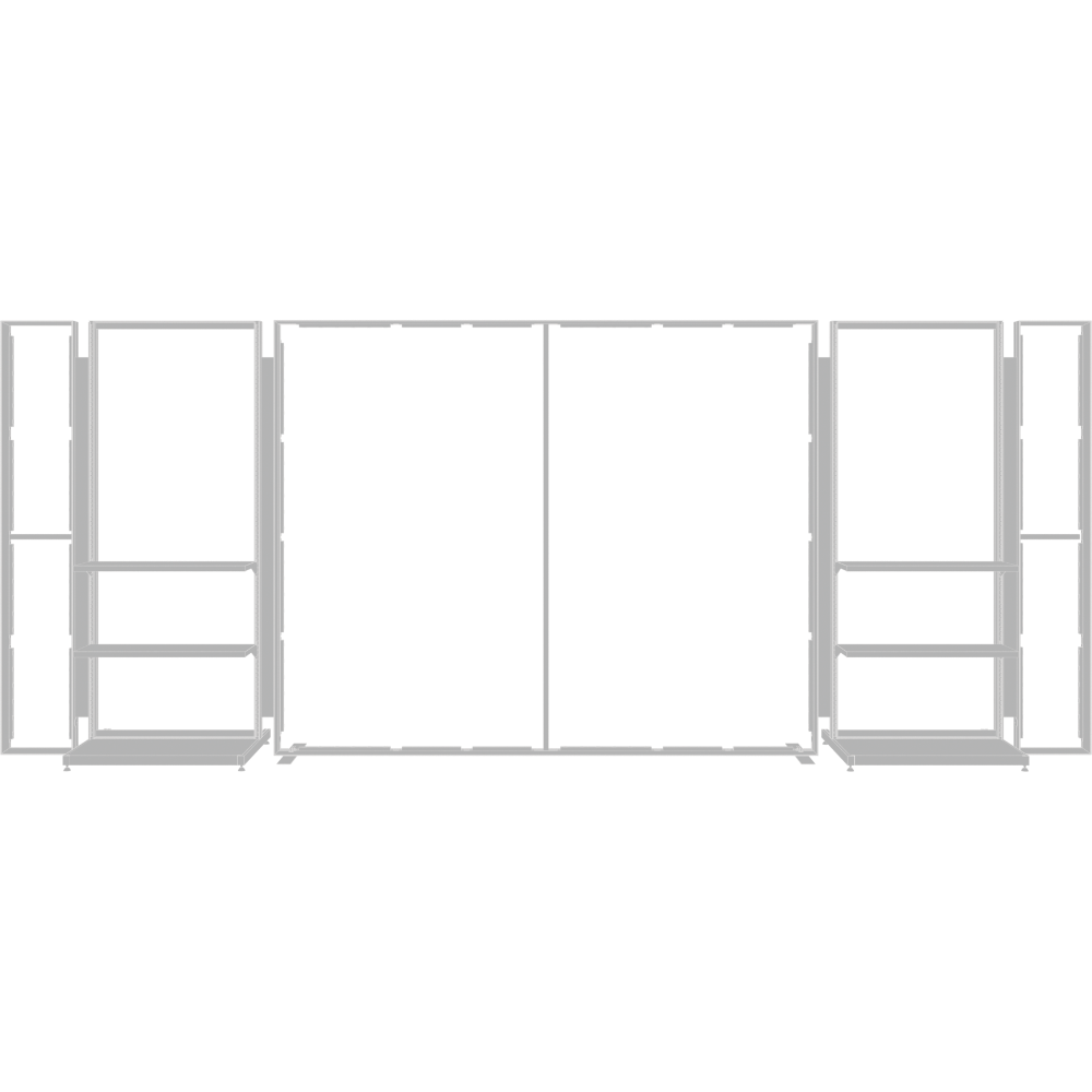 Hybrid Pro 20ft Modular Backwall Kit 36