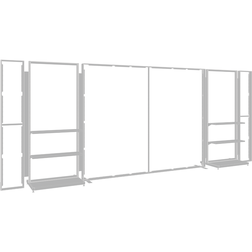 Hybrid Pro 20ft Modular Backwall Kit 36