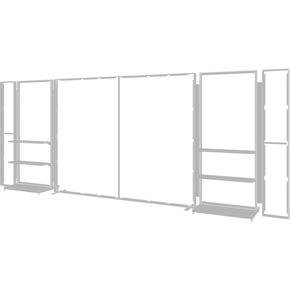 Hybrid Pro 20ft Modular Backwall Kit 36
