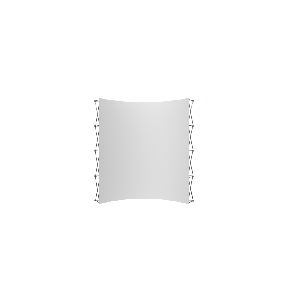 Hopup 10ft Curved Extra Tall Tension Fabric Display