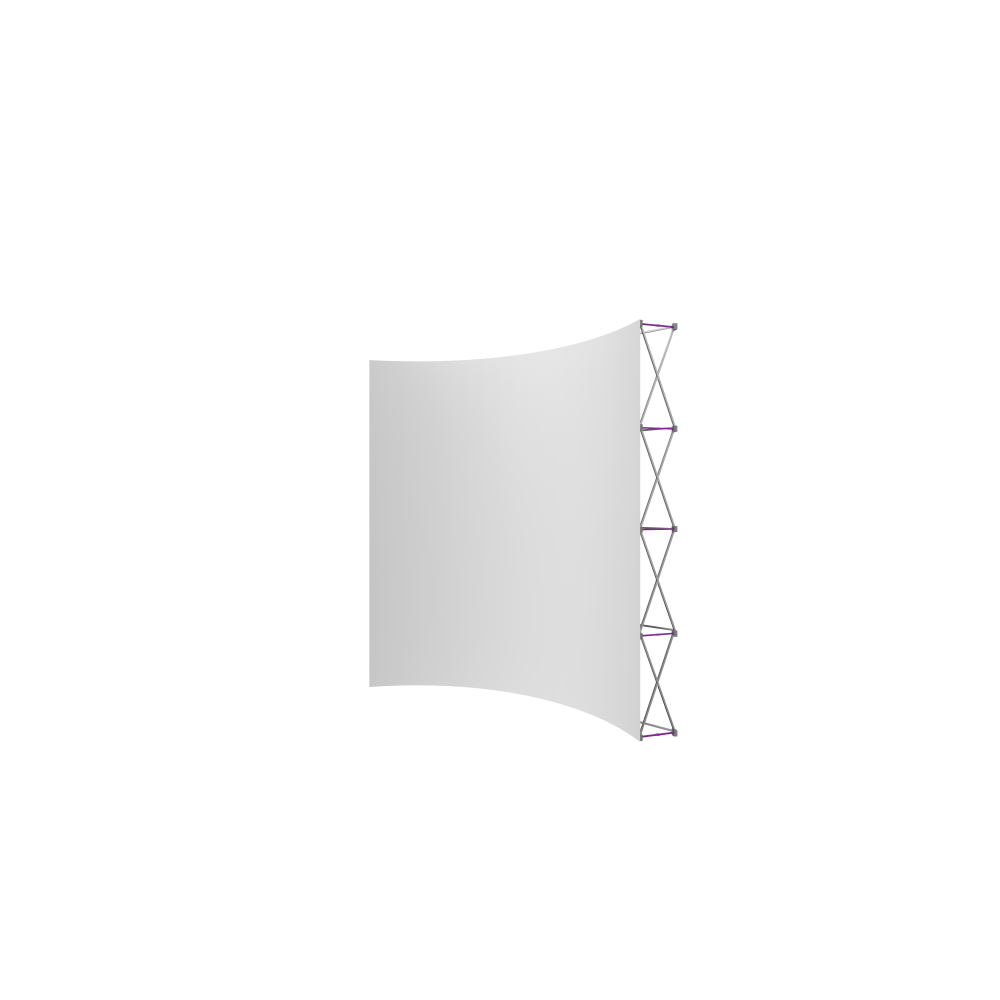Hopup 10ft Curved Extra Tall Tension Fabric Display
