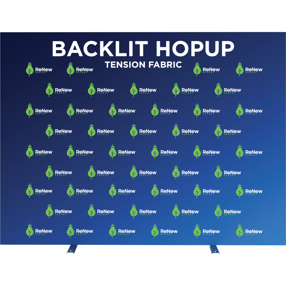 Hopup 10ft Backlit Straight Tension Fabric Display