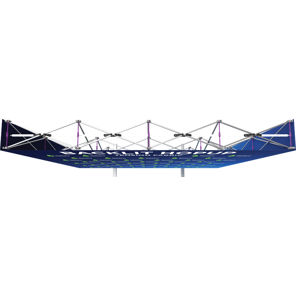 Hopup 10ft Backlit Straight Tension Fabric Display