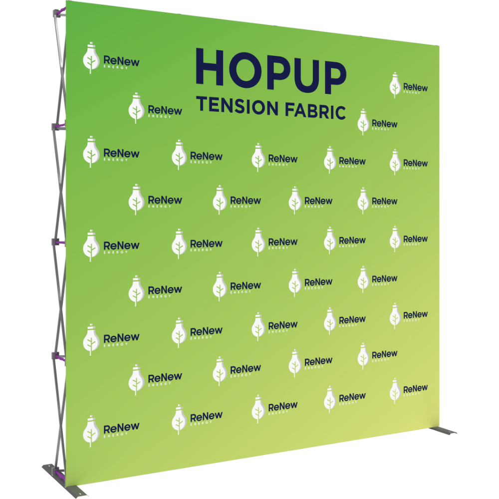 Hopup 10ft Straight Extra Tall Tension Fabric Display