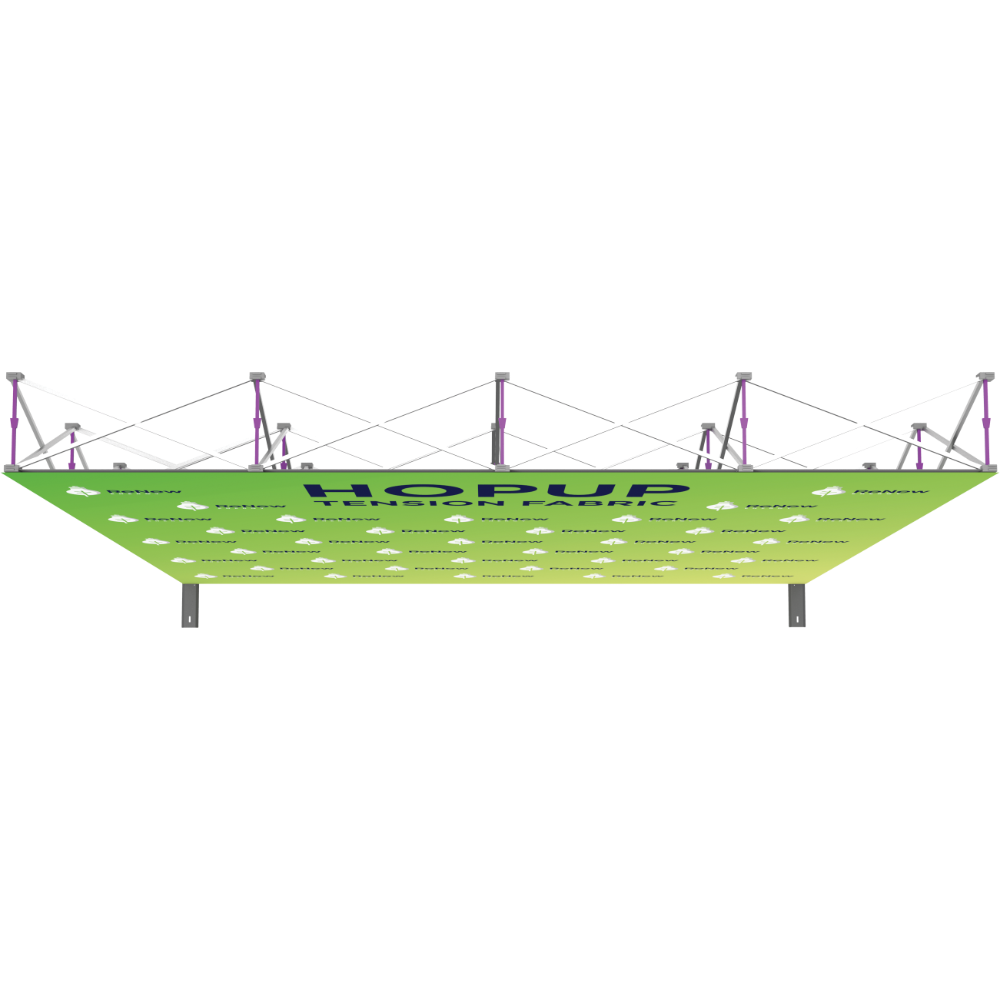 Hopup 10ft Straight Extra Tall Tension Fabric Display
