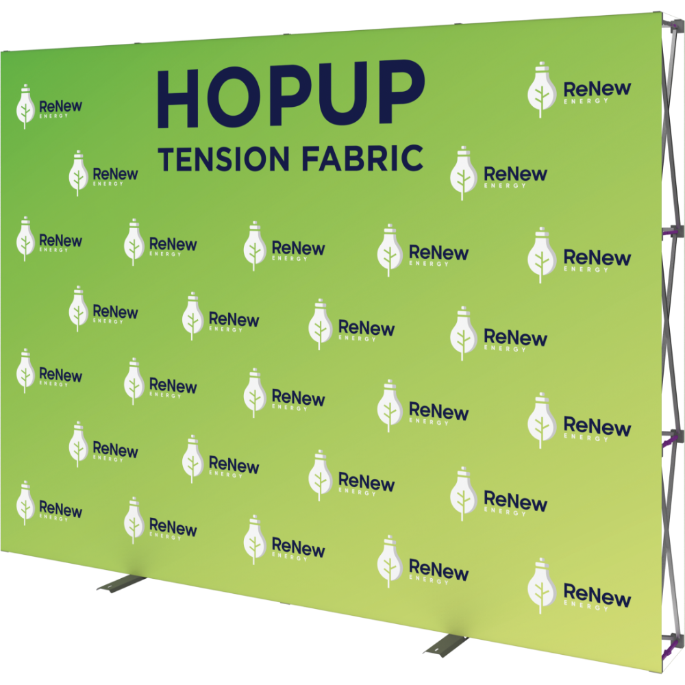 Hopup 10ft Straight Full Height Tension Fabric Display