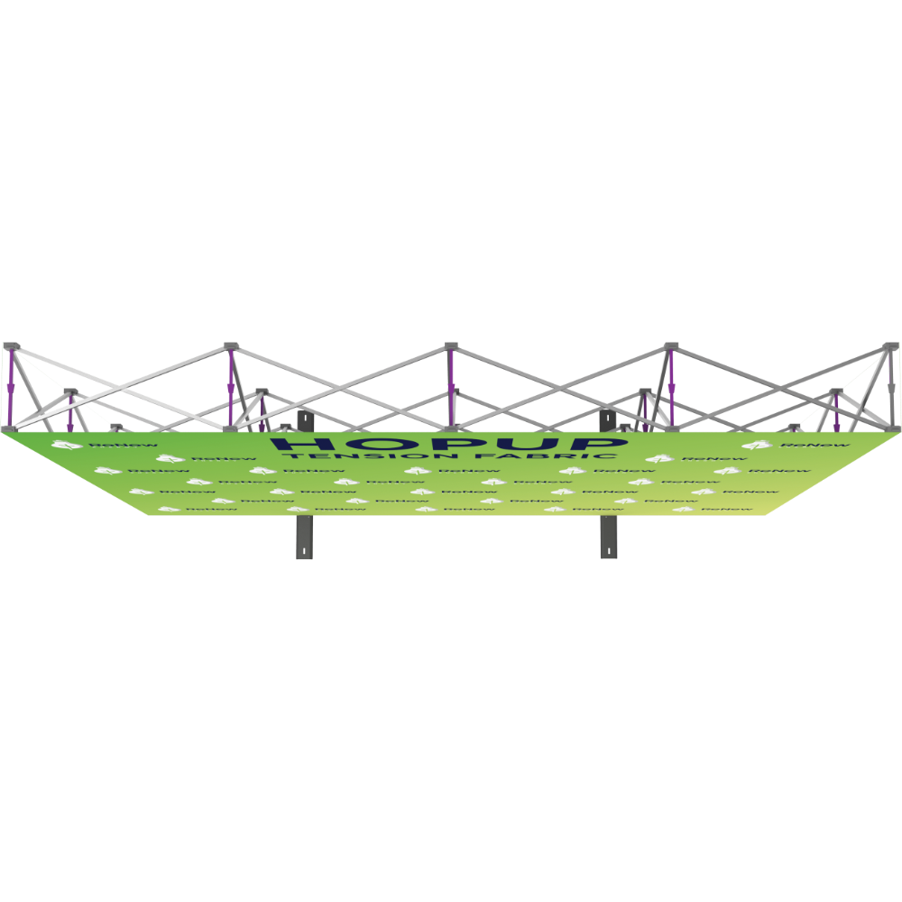 Hopup 10ft Straight Full Height Tension Fabric Display