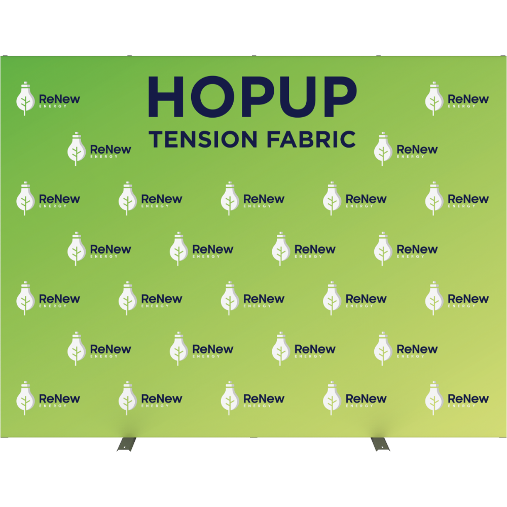 Hopup 10ft Straight Full Height Tension Fabric Display