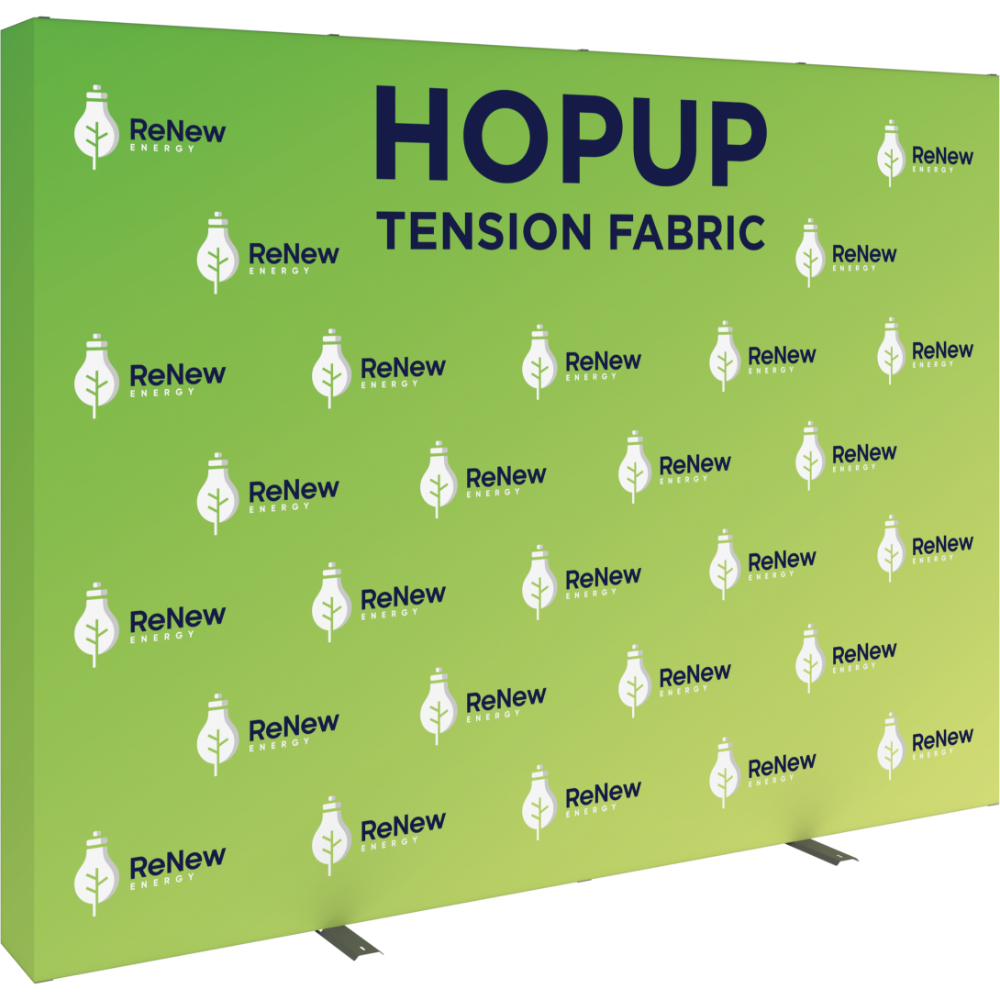 Hopup 10ft Straight Full Height Tension Fabric Display