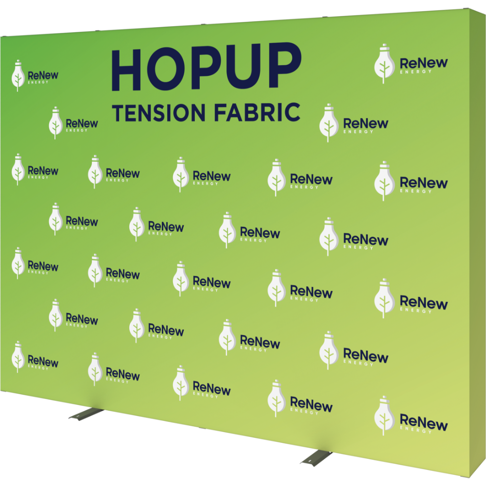 Hopup 10ft Straight Full Height Tension Fabric Display