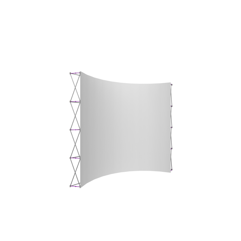 Hopup 13ft Curved Extra Tall Tension Fabric Display